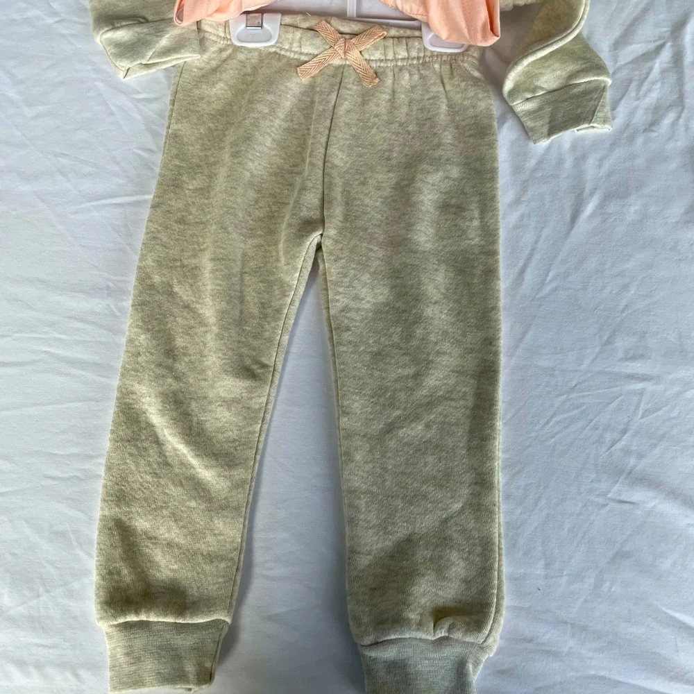 BNWOT BCBG GIRLS Hooded Sweater and Jogger Set, 24 Months - Picture 3 of 5